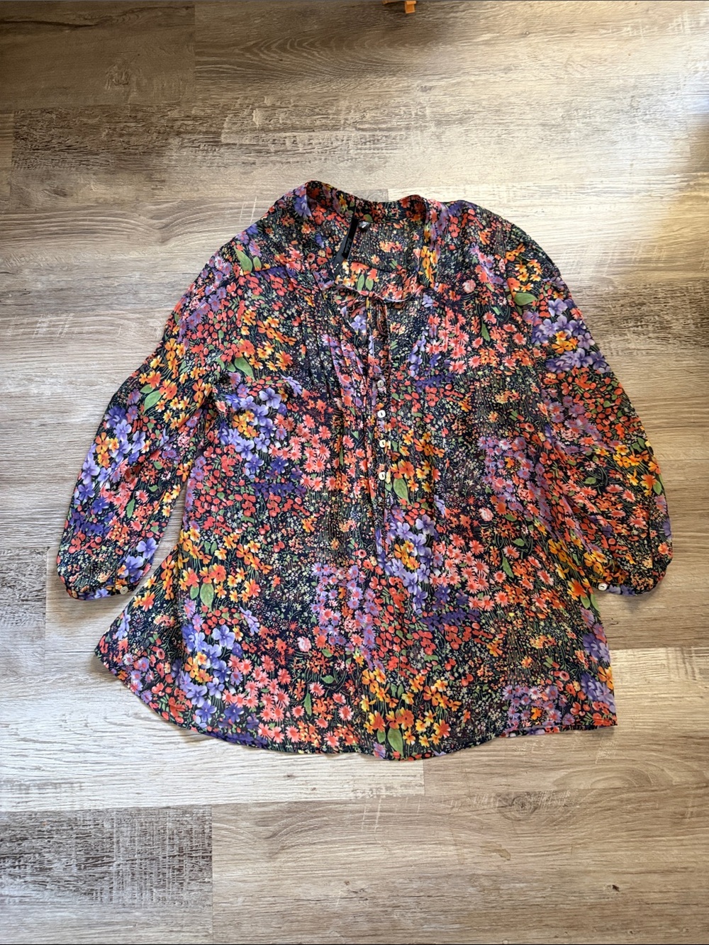 Bellatrix Floral Chiffon Blouse